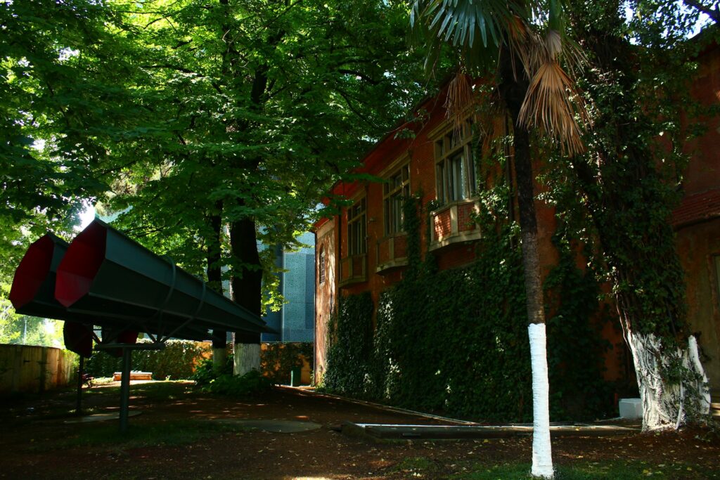 Museum of Secret Surveillance also known as “House of Leaves” in Tirana, Albania