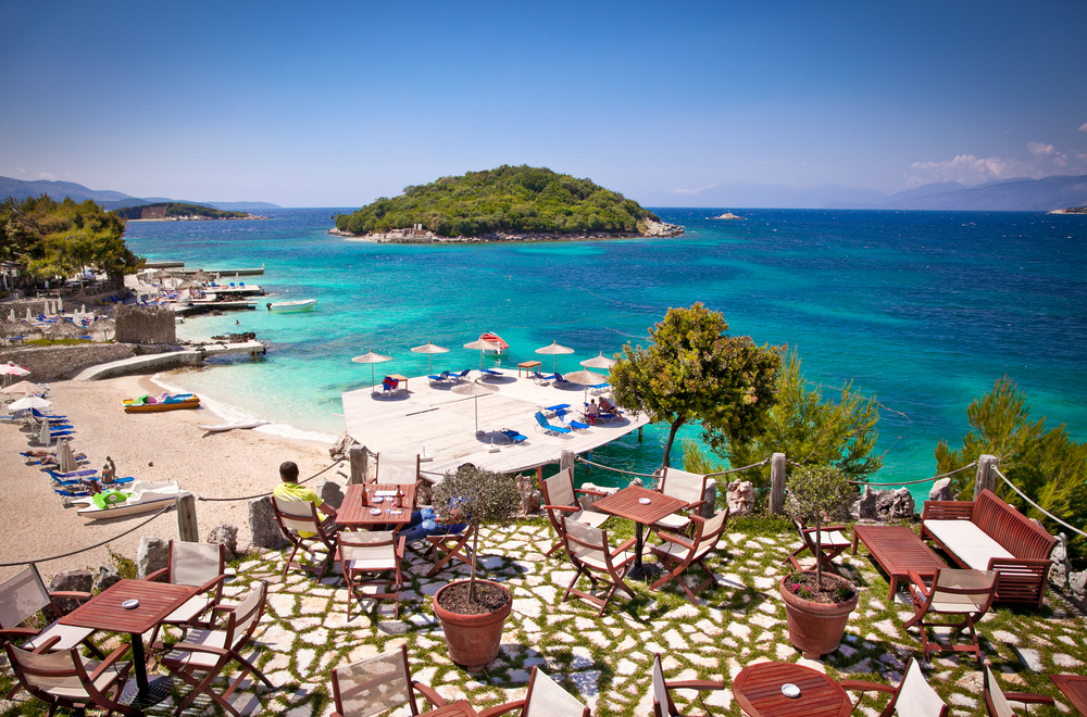 Ksamil beach, Albania.