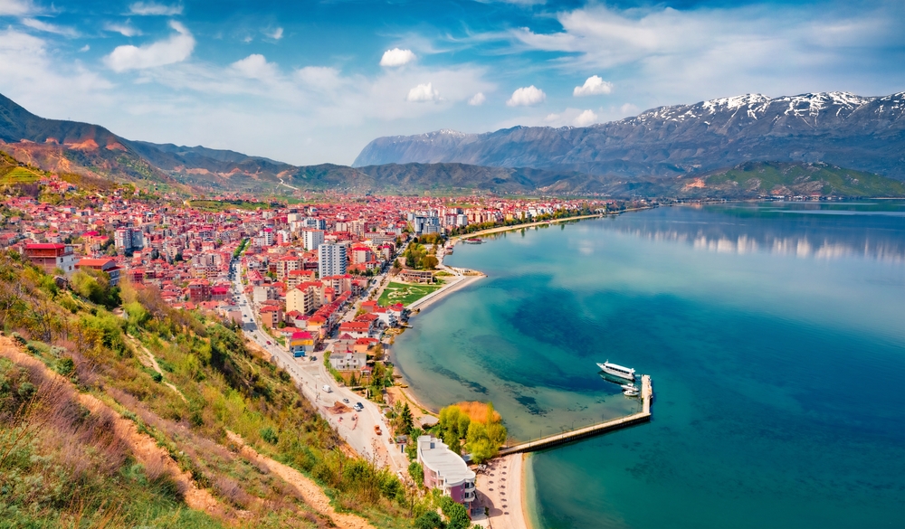 Ohrid lake Albania