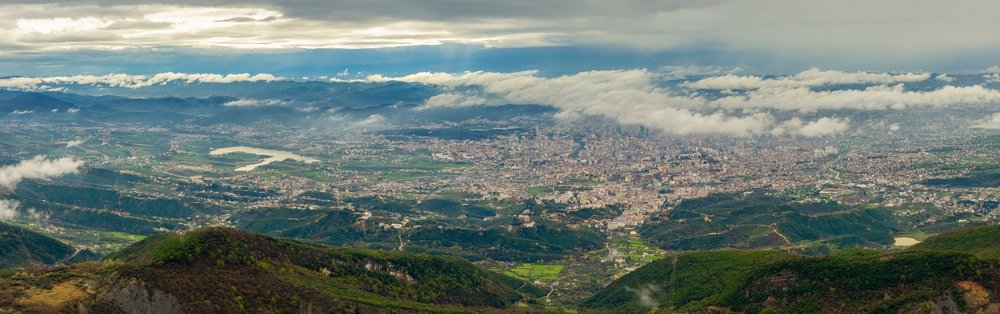 Tirana and surrounding urban area