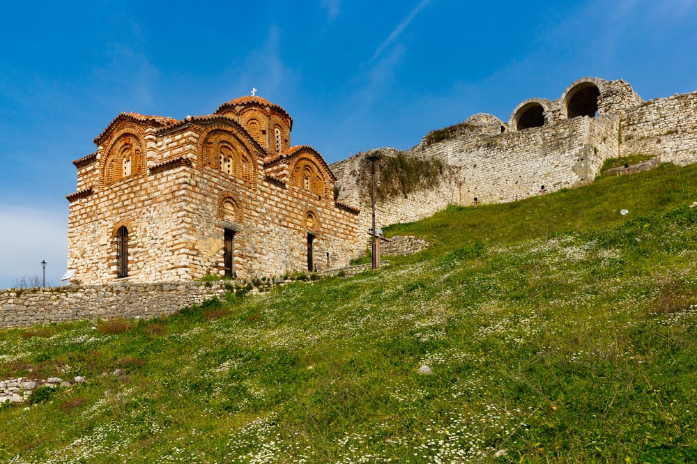 Byzantine style Holy Trinity Church in Berat