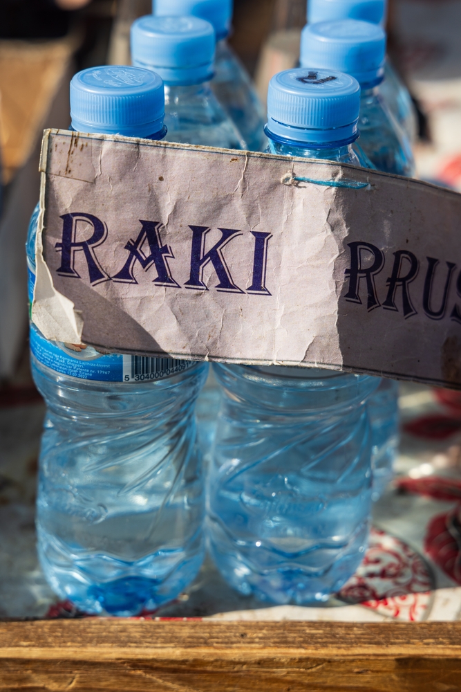 Homemade raki