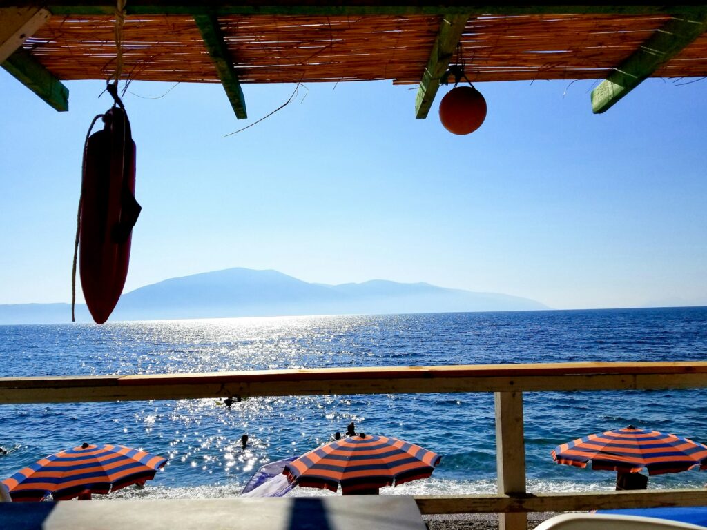 Beach restaurant in Vlorë, Albania