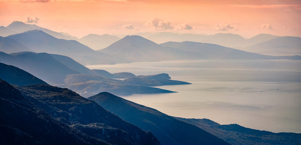 Great summer view from Llogara pass