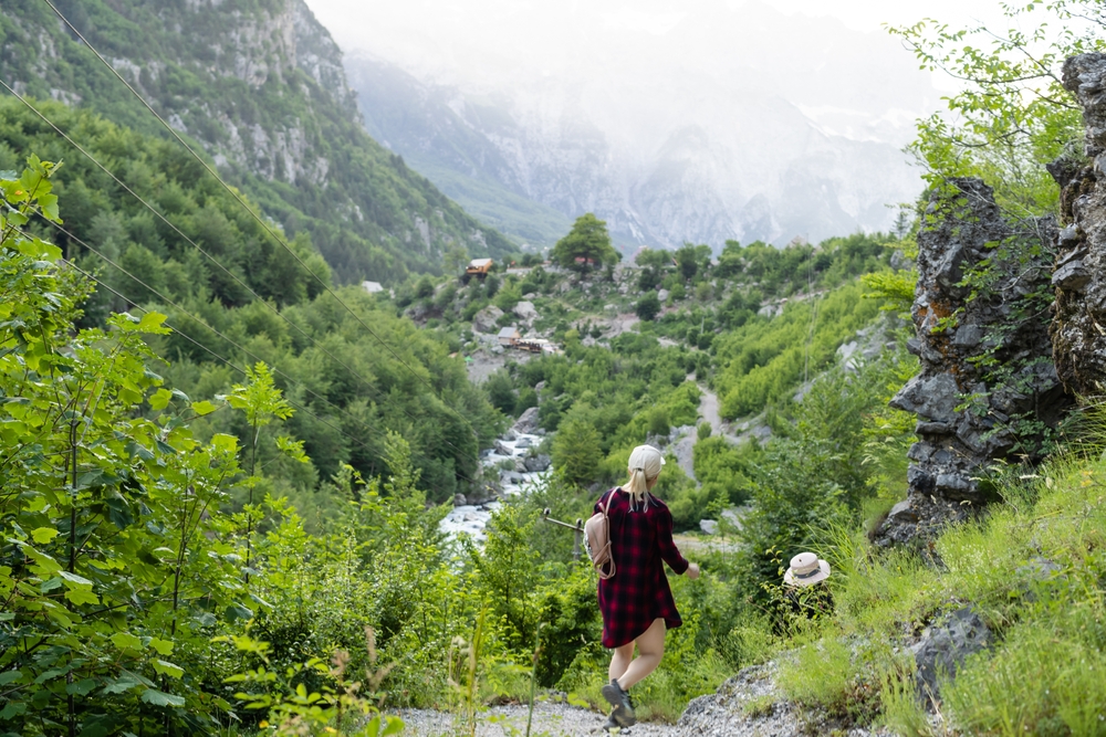 Hiking in the nationaal park Thethi