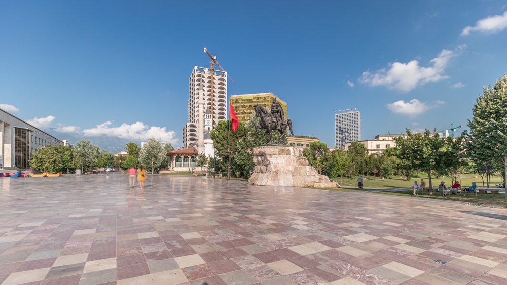 Skanderbeg Square Tirana, Albania