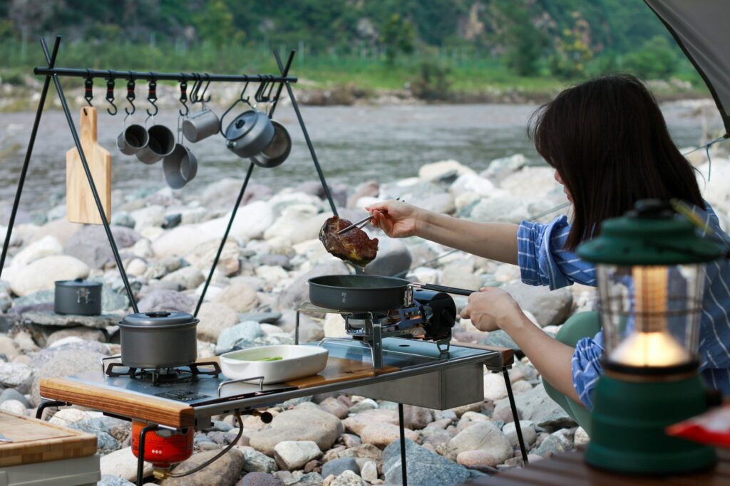 Glamping cooking equipement